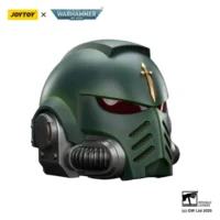 the right front of Action Figure Helmet - Dark Angels MkX 1 1 Life-Size Wearable Replica without Display Stand - JOYTOY Warhammer 40K in white background The Right Front Of Action Figure Helmet Dark Angels Mkx 1 1 Life Size Wearable Replica Without Display Stand Joytoy Warhammer 40k In White Background