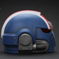 the right of Action Figure Helmet - Ultramarines Lieutenant Titus MkX 1 1 Life-Size Wearable Replica - JOYTOY Warhammer 40K rectangle image The Right Of Action Figure Helmet Ultramarines Lieutenant Titus Mkx 1 1 Life Size Wearable Replica Joytoy Warhammer 40k Rectangle Image