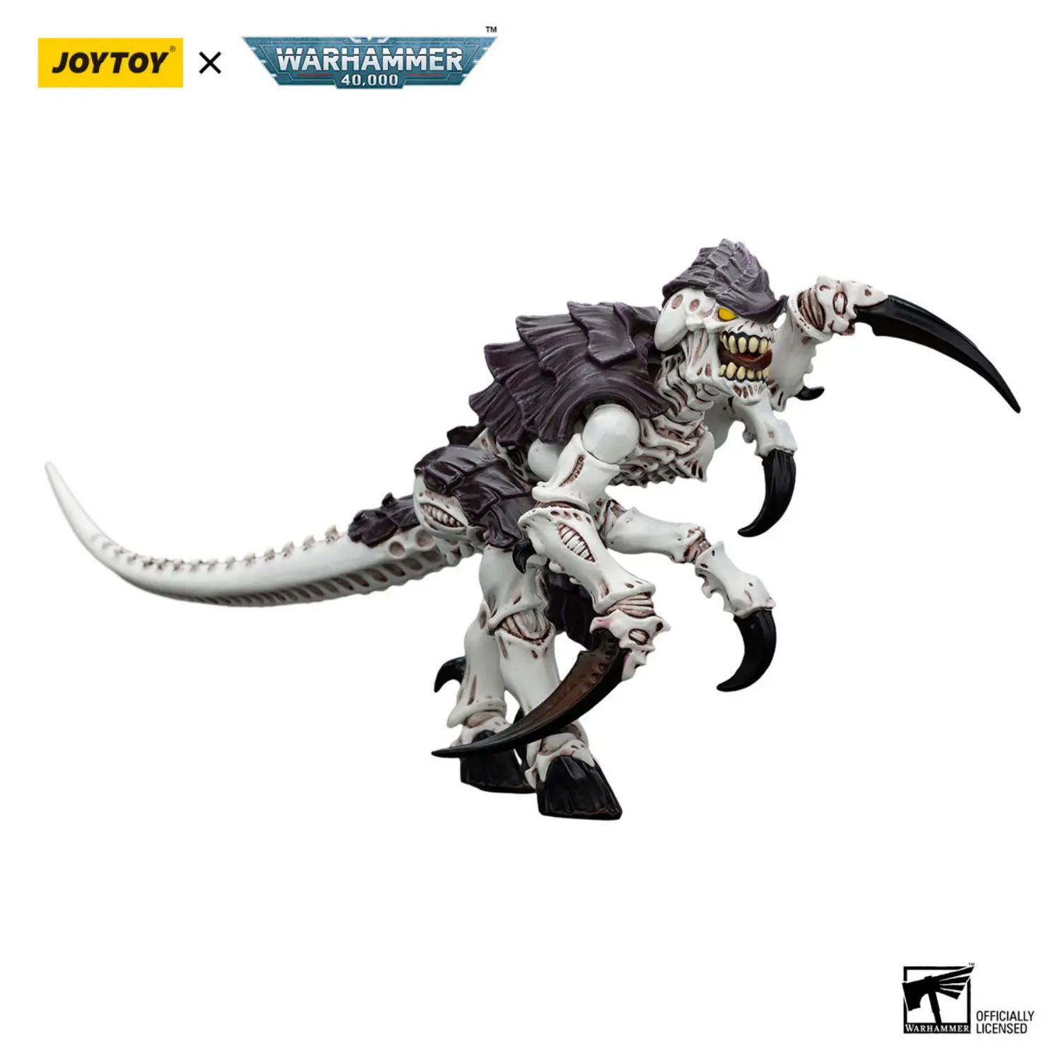 the right side of Action Figure - Tyranids Hive Fleet Leviathan Hormagaunt A 1 18 - JOYTOY Warhammer 40K in white background The Right Side Of Action Figure Tyranids Hive Fleet Leviathan Hormagaunt A 1 18 Joytoy Warhammer 40k In White Background