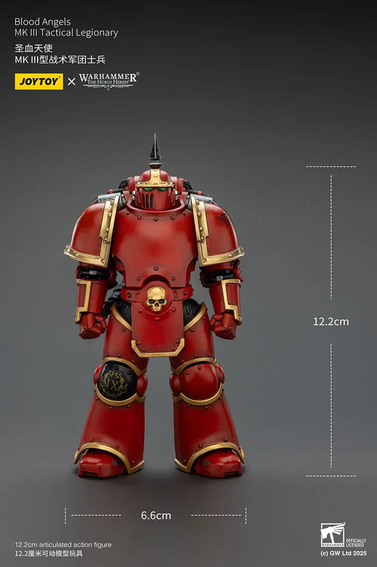 the size of Action Figure -Blood Angels MkIII Tactical Legionary 1 18 - JOTYOY Warhammer The Horus Heresy rectangle image The Size Of Action Figure Blood Angels Mkiii Tactical Legionary 1 18 Jotyoy Warhammer The Horus Heresy Rectangle Image