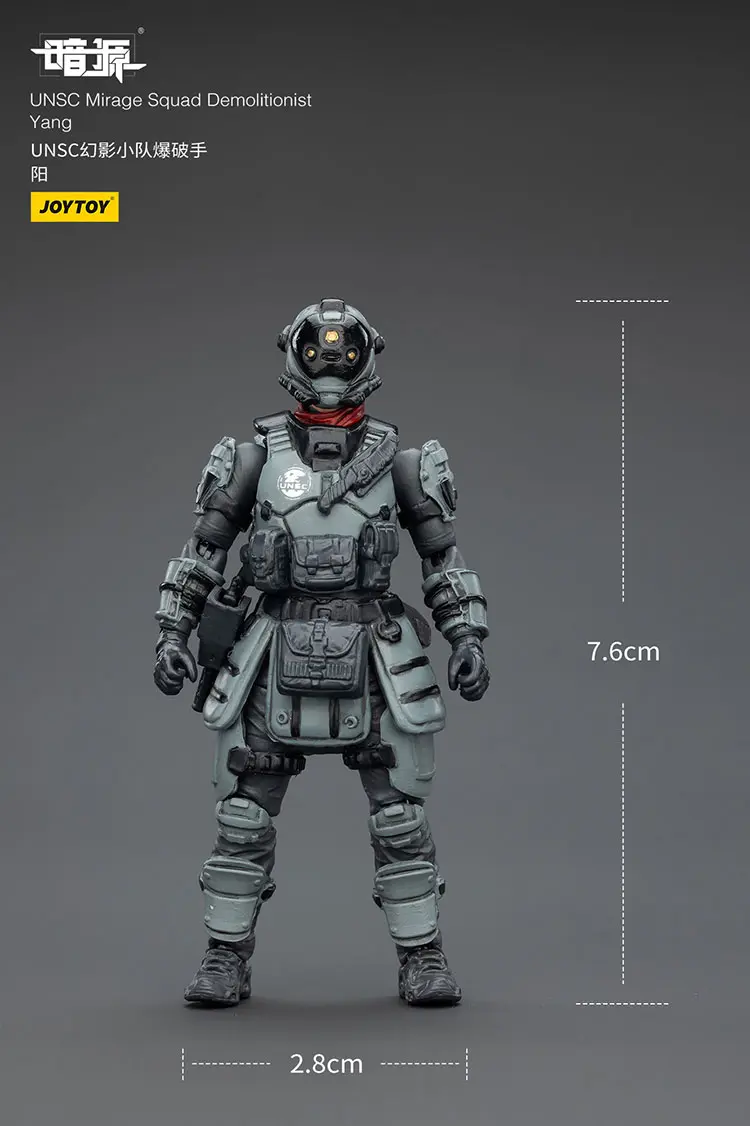 the size of Action Figure - Dark Source UNSC Mirage Squad Demolitionist - Yang 1 25 - JOYTOY Dark Source in white background rectangle image The Size Of Action Figure Dark Source Unsc Mirage Squad Demolitionist Yang 1 25 Joytoy Dark Source In White Background Rectangle Image