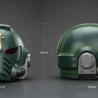 the size of Action Figure Helmet - Dark Angels MkX 1 1 Life-Size Wearable Replica - JOYTOY Warhammer 40K rectangle image The Size Of Action Figure Helmet Dark Angels Mkx 1 1 Life Size Wearable Replica Joytoy Warhammer 40k Rectangle Image