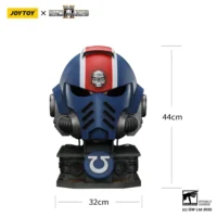 the size of Action Figure Helmet - Ultramarines Lieutenant Titus' MkX Helmet & Display Stand 1 1 Life-Size Wearable Replica - JOYTOY Warhammer 40K in white background The Size Of Action Figure Helmet Ultramarines Lieutenant Titus' Mkx Helmet & Display Stand 1 1 Life Size Wearable Replica Joytoy Warhammer 40k In White Background