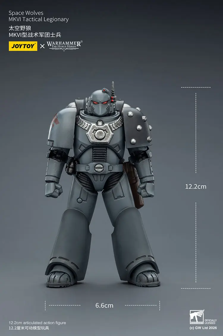 the size of Action Figure - Space Wolves MKVI Tactical Legionary 1 18 - JOTYOY Warhammer The Horus Heresy rectangle image The Size Of Action Figure Space Wolves Mkvi Tactical Legionary 1 18 Jotyoy Warhammer The Horus Heresy Rectangle Image