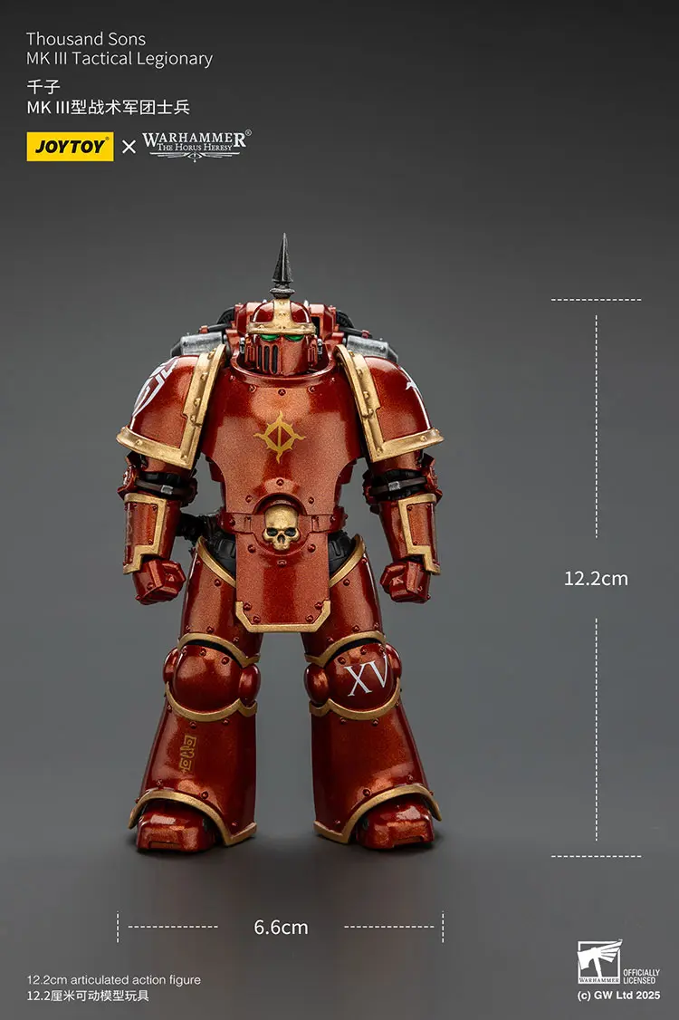 The Size Of Action Figure Thousand Sons Mkiii Tactical Legionary 1 18 Jotyoy Warhammer The Horus Heresy Rectangle Image