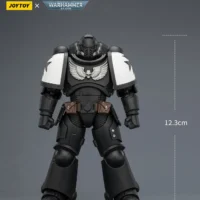 the size of the Action Figure - JOYTOY Black Templars Intercessor with Bolt Rifle, Bolt Pistol and Chainsword 1 18 - Warhammer 40K rectangle image