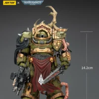 the size of the Action Figure - JOYTOY Death Guard Blightlord Terminator with Combi-bolter and Bubotic Blade 1 18 - Warhammer 40K rectangle image