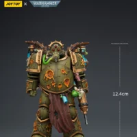 the size of the Action Figure - JoyToy Death Guard Biologus Putrifier with Injector Pistol and Hyper Blight Grenades 1 18 - Warhammer 40K rectangle image