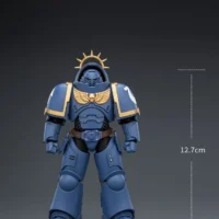 the size of the Action Figure - JoyToy Game Edition Ultramarines Heavy Intercessor with Heavy Bolt Rifle and Bolt Pistol 1 18 - Warhammer 40K Space Marine 2 rectangle image