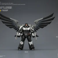 the size of the Action Figure - JoyToy Raven Guard Corvus Corax, Primarch of the XIX Legion 1 18 (with artificer-crafted lightni
