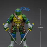 the size of the Action Figure - Leonardo TMNT Nickelodeon 1 18 - JOYTOY Teenage Mutant Ninja Turtles rectangle image