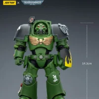 the size of the Action Figure - Salamanders Terminator 2 with Power Fist and Storm Bolter 1 18 - JOYTOY Warhammer 40K rectangle image the size of the Action Figure - Salamanders Terminator 2 with Power Fist and Storm Bolter 1 18 - JOYTOY Warhammer 40K rectangle image