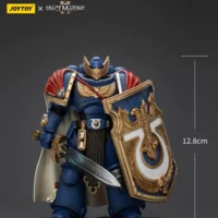 The Size Of The Action Figure Ultramarines Victrix Honour Guard With Storm Shield And Power Sword 1 18 Joytoy Warhammer 40k Rectangle Image