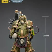 the size of the Action Figure – JoyToy Death Guard Foul Blightspawn with Plague Sprayer 1 18 – Warhammer 40K rectangle image
