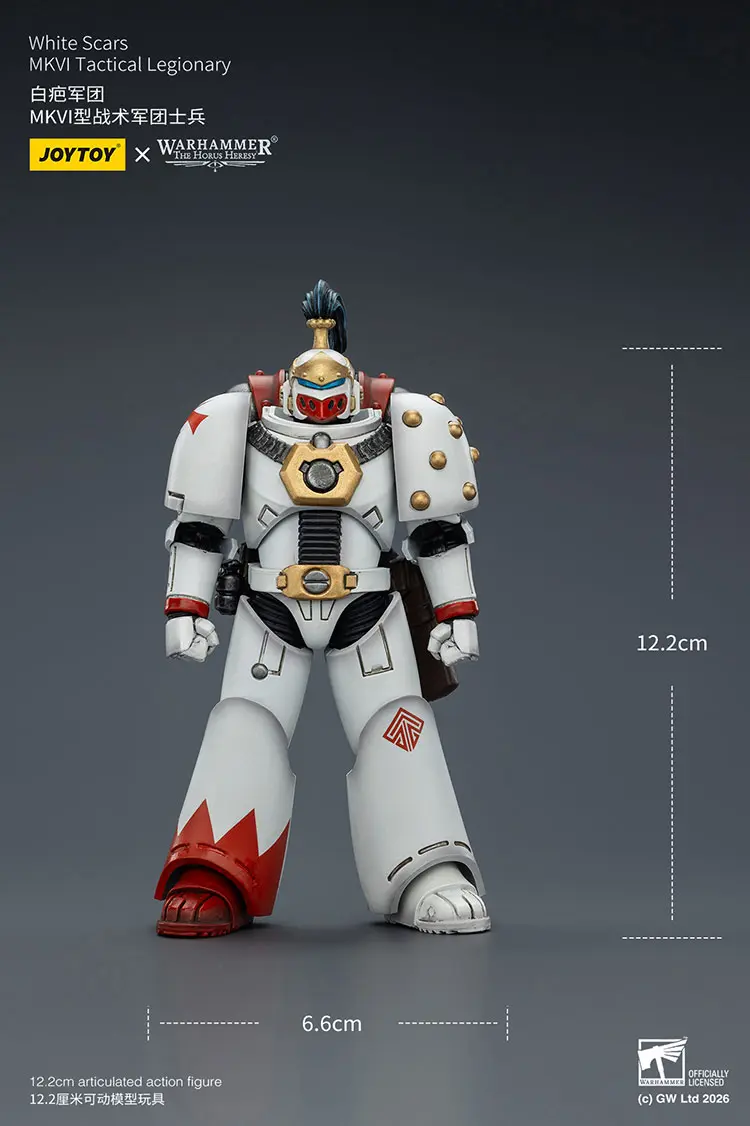 the size of the Action Figure – JoyToy White Scars MKVI Tactical Legionary 1 18 – Warhammer The Horus Heresy rectangle image the size of the Action Figure – JoyToy White Scars MKVI Tactical Legionary 1 18 – Warhammer The Horus Heresy rectangle image