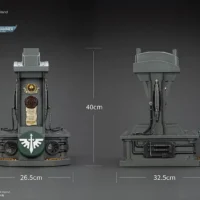 the size of the Display Stand of Action Figure Helmet - Dark Angels MkX 1 1 Life-Size Wearable Replica - JOYTOY Warhammer 40K rectangle image The Size Of The Display Stand Of Action Figure Helmet Dark Angels Mkx 1 1 Life Size Wearable Replica Joytoy Warhammer 40k Rectangle Image