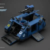 the upward left front of opeing Action Figure Vehicle - Ultramarines Razorback with Twin Lascannon 1 18 - JOYTOY Warhammer 40K rectangle image The Upward Left Front Of Opeing Action Figure Vehicle Ultramarines Razorback With Twin Lascannon 1 18 Joytoy Warhammer 40k Rectangle Image