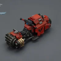 the upward right back of the Action Figure Vehicle - Blood Angels Raider-pattern Combat Bike with twin-linked bolt rifles 1 18 - JOYTOY Warhammer 40K rectangle image The Upward Right Back Of The Action Figure Vehicle Blood Angels Raider Pattern Combat Bike With Twin Linked Bolt Rifles 1 18 Joytoy Warhammer 40k Rectangle Image