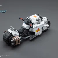 the upward right back side of Action Figure Vehicle - White Scars Raider-pattern Combat Bike 1 18 - JOYTOY Warhammer 40K rectangle image The Upward Right Back Side Of Action Figure Vehicle White Scars Raider Pattern Combat Bike 1 18 Joytoy Warhammer 40k Rectangle Image