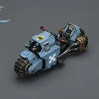 the upward right front of Action Figure Vehicle - Space Wolves Raider-pattern Combat Bike with twin-linked bolt rifles 1 18 - JOYTOY Warhammer 40K rectangle image The Upward Right Front Of Action Figure Vehicle Space Wolves Raider Pattern Combat Bike With Twin Linked Bolt Rifles 1 18 Joytoy Warhammer 40k Rectangle Image