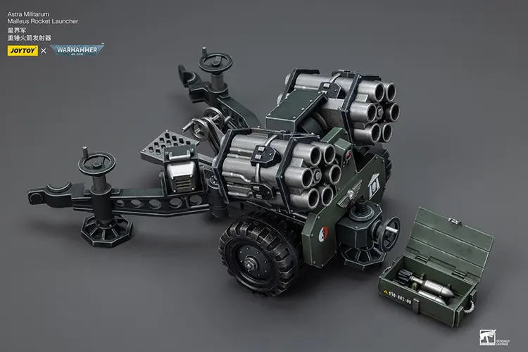 the upward right of the Malleus Rocket Launcher of Action Figure - Astra Militarum Ordnance Team 1 18 - JOYTOY Warhammer 40K rectangle image The Upward Right Of The Malleus Rocket Launcher Of Action Figure Astra Militarum Ordnance Team 1 18 Joytoy Warhammer 40k Rectangle Image