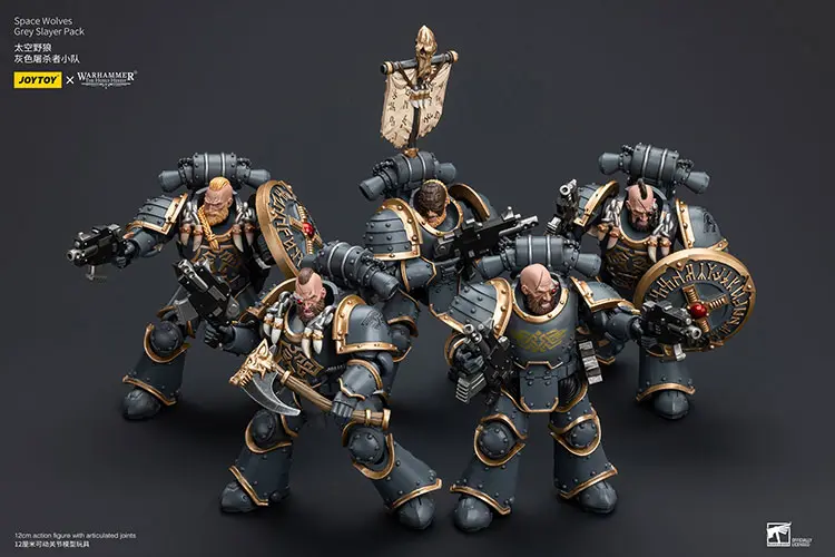 the upward side of Action Figure - Space Wolves Grey Slayer Pack 1 18 - JOTYOY Warhammer The Horus Heresy rectangle image 2 The Upward Side Of Action Figure Space Wolves Grey Slayer Pack 1 18 Jotyoy Warhammer The Horus Heresy Rectangle Image 2