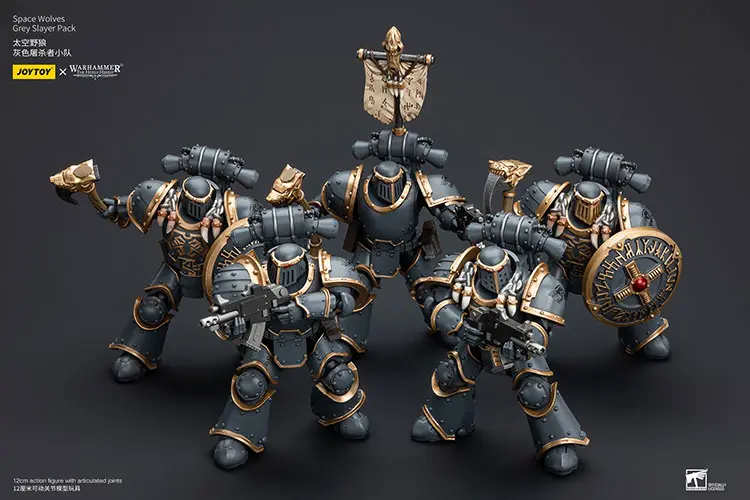 the upward side of Action Figure - Space Wolves Grey Slayer Pack 1 18 - JOTYOY Warhammer The Horus Heresy rectangle image The Upward Side Of Action Figure Space Wolves Grey Slayer Pack 1 18 Jotyoy Warhammer The Horus Heresy Rectangle Image