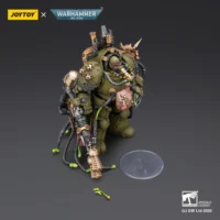 the upward side of the Action Figure - JoyToy Death Guard Lord of Virulence with Power Fist and Twin Plague Spewer 1 18 - Warhammer 40K the upward side of the Action Figure - JoyToy Death Guard Lord of Virulence with Power Fist and Twin Plague Spewer 1 18 - Warhammer 40K