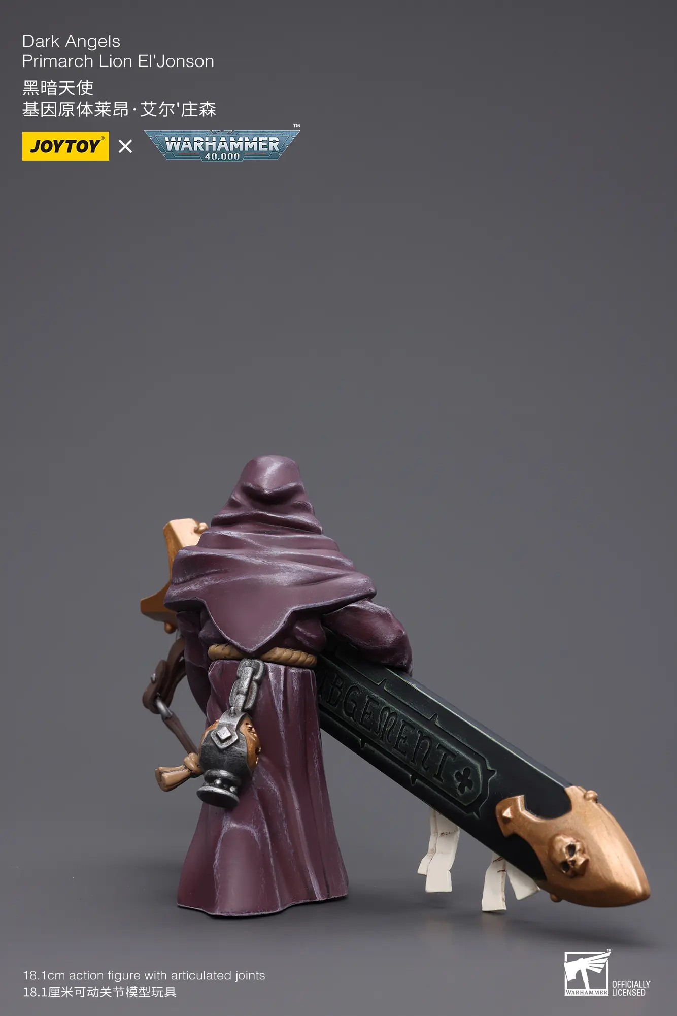 Two Mysterious Watchers In The Dark Of Action Figure Dark Angels Primarch Lion El'jonson 1 18 Joytoy Warhammer 40k Rectangle Image 21