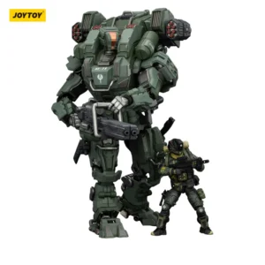 Action Figure Apoc Falcon 02 Rapid Assault Mech & Assaulter Rhett 1 25 Joytoy Dark Source In White Background