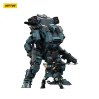 Action Figure Apoc Falcon Riot Control Mech ST-8607 & Unsc Sniper Foster 1 25 Joytoy Dark Source In White Background