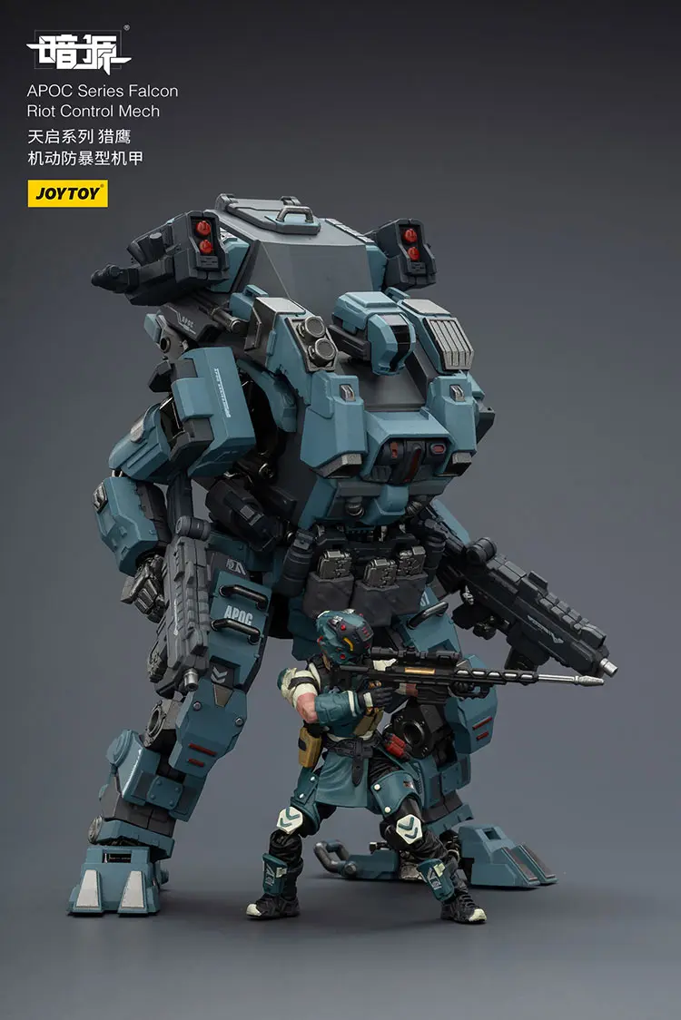 Action Figure Apoc Falcon Riot Control Mech ST-8607 With Unsc Sniper Foster 1 25 Joytoy Dark Source Rectangle Image 7