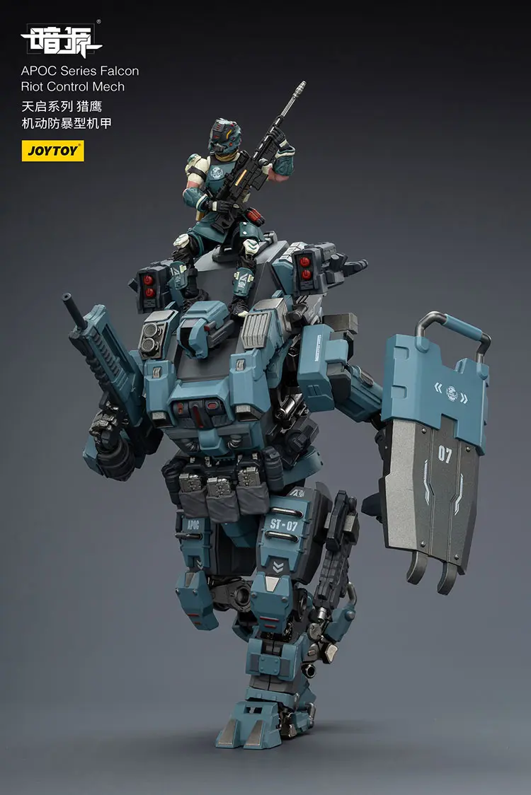 Action Figure Apoc Falcon Riot Control Mech ST-8607 With Unsc Sniper Foster 1 25 Joytoy Dark Source Rectangle Image 8