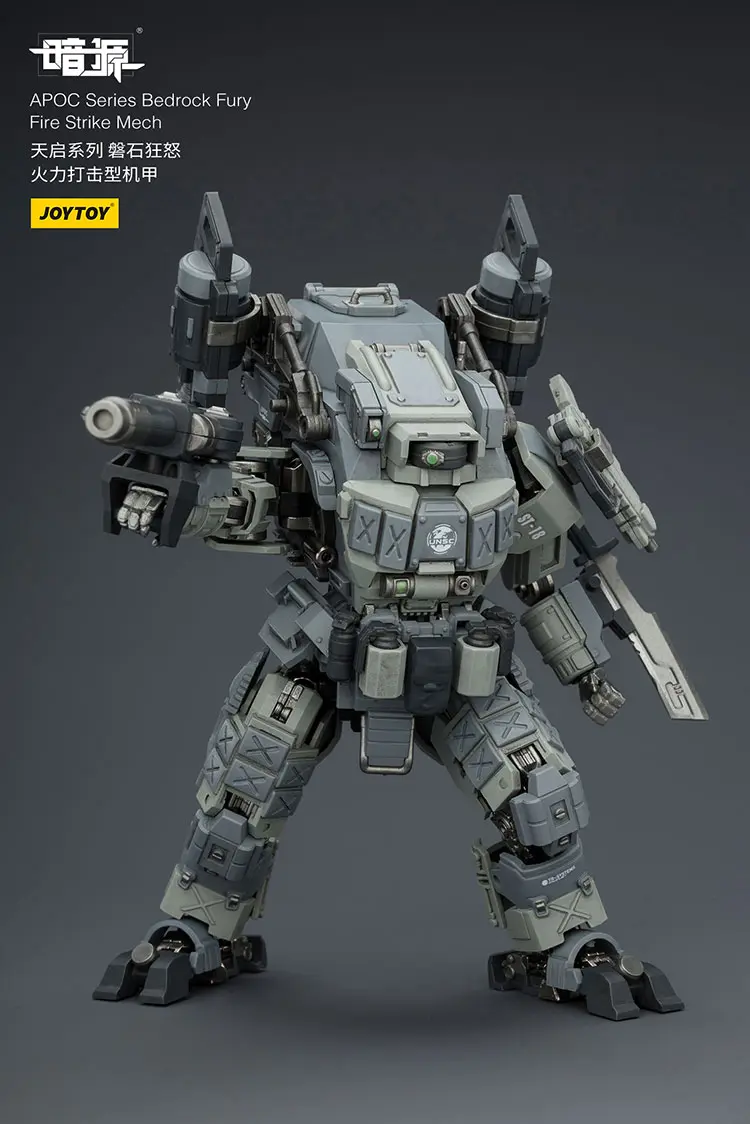 Action Figure - APOC Series Bedrock Fury Fire Strike Mech ST-8618 without UNSC Assaulter Lucas 1 25 - JOYTOY Dark Source rectangle image 4 Action Figure Apoc Series Bedrock Fury Fire Strike Mech St 8618 Without Unsc Assaulter Lucas 1 25 Joytoy Dark Source Rectangle Image 4