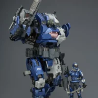 Action Figure Apoc Series Crusher Rapid Assault Mech St 8628 & Unsc Assaulter Fjord 1 25 Joytoy Dark Source Rectangle Image 7
