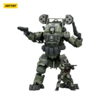 Action Figure Apoc Series Iron Assault Fire Support Mech St 8610 And Steel Ride Corps Assaulter Marco 1 25 Joytoy Dark Source In White Background