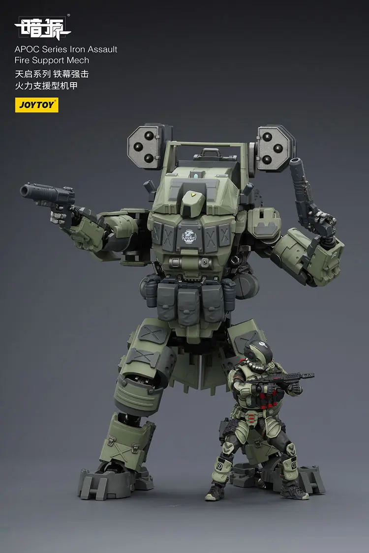 Action Figure Apoc Series Iron Assault Fire Support Mech St 8610 With Steel Ride Corps Assaulter Marco 1 25 Joytoy Dark Source Rectangle Image 8