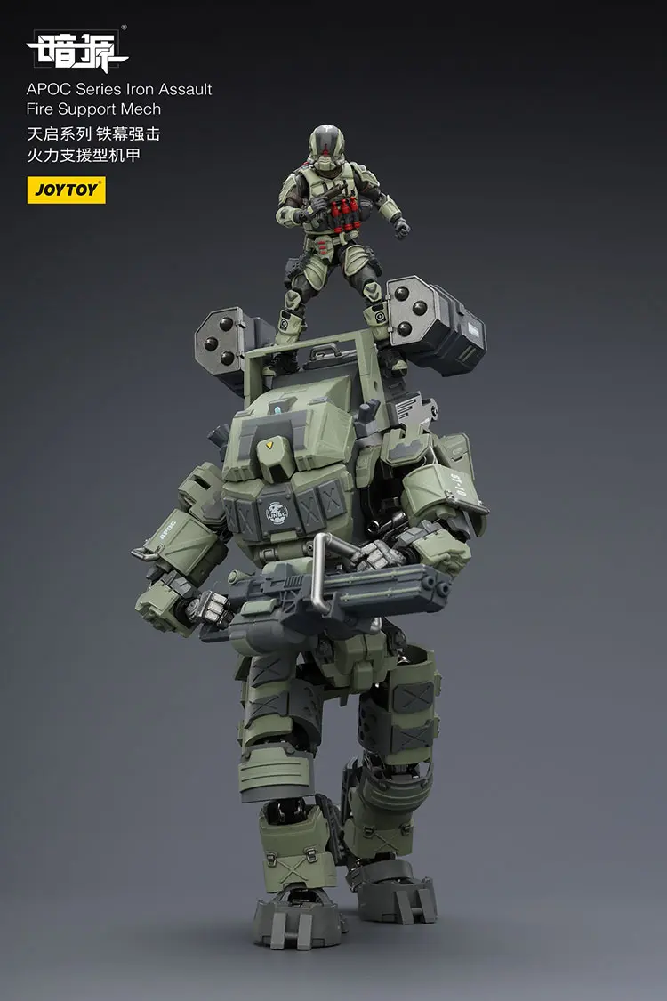 Action Figure Apoc Series Iron Assault Fire Support Mech St 8610 With Steel Ride Corps Assaulter Marco 1 25 Joytoy Dark Source Rectangle Image 9