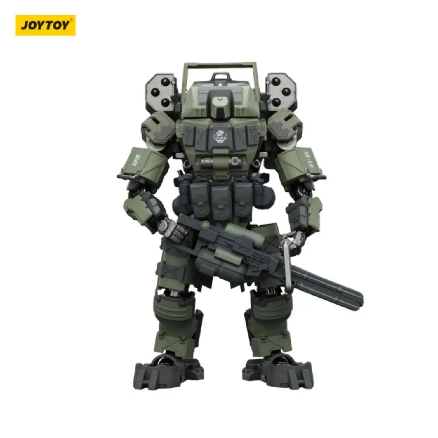 Action Figure Apoc Series Iron Assault Fire Support Mech St 8610 Without Steel Ride Corps Assaulter Marco 1 25 Joytoy Dark Source In White Background 3
