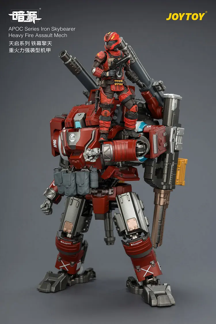 Action Figure - APOC Series Iron Skybearer Heavy Fire Assault Mech ST-8625 with UNSC Assaulter Elias 1 25 - JOYTOY Dark Source rectangle image Action Figure Apoc Series Iron Skybearer Heavy Fire Assault Mech St 8625 With Unsc Assaulter Elias 1 25 Joytoy Dark Source Rectangle Image