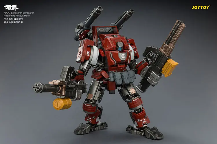 Action Figure - APOC Series Iron Skybearer Heavy Fire Assault Mech ST-8625 without UNSC Assaulter Elias 1 25 - JOYTOY Dark Source rectangle image 5 Action Figure Apoc Series Iron Skybearer Heavy Fire Assault Mech St 8625 Without Unsc Assaulter Elias 1 25 Joytoy Dark Source Rectangle Image 5