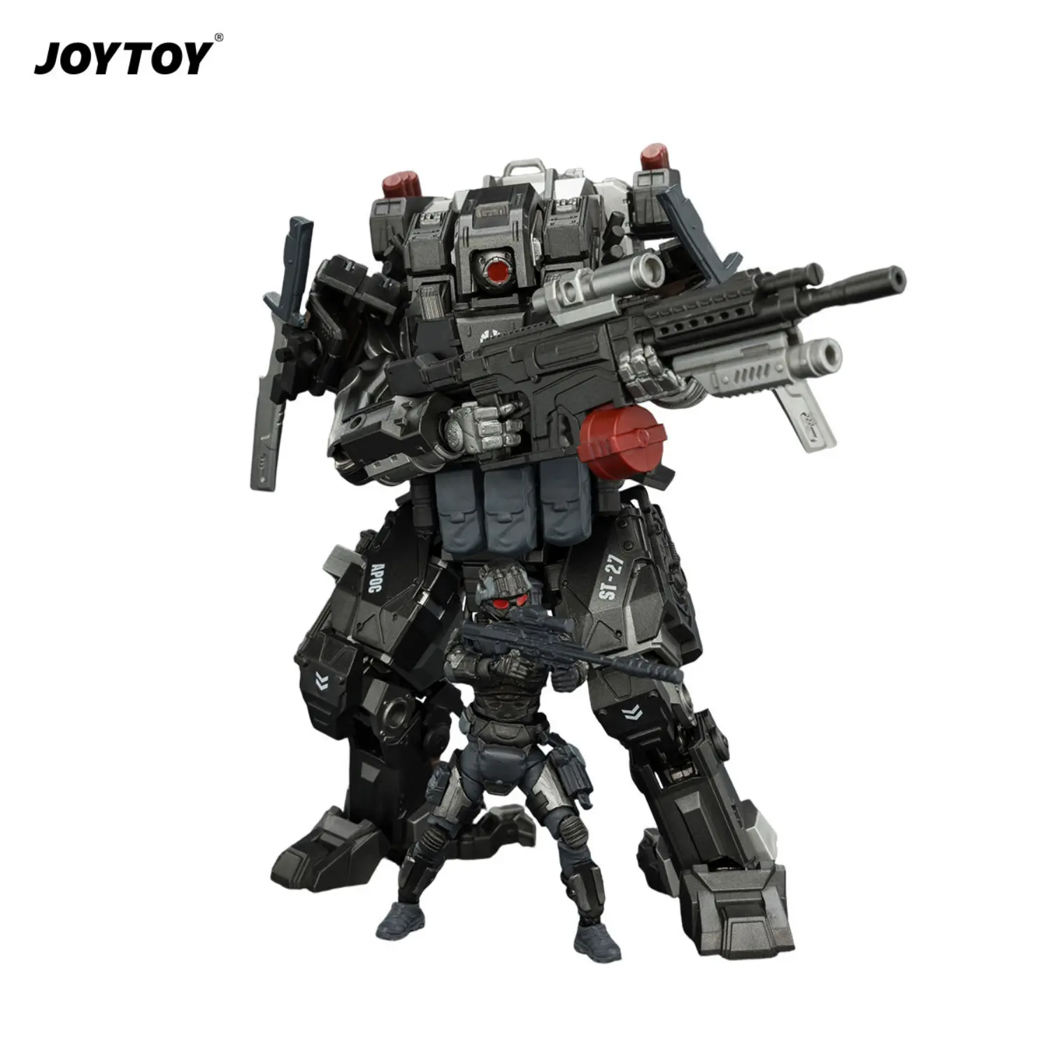 Action Figure Apoc Series Mystic Armor 02 Assault Mech And Steel Ride Corps Sniper Cinder 1 25 Joytoy Dark Source In White Background Action Figure Apoc Series Mystic Armor 02 Assault Mech And Steel Ride Corps Sniper Cinder 1 25 Joytoy Dark Source In White Background