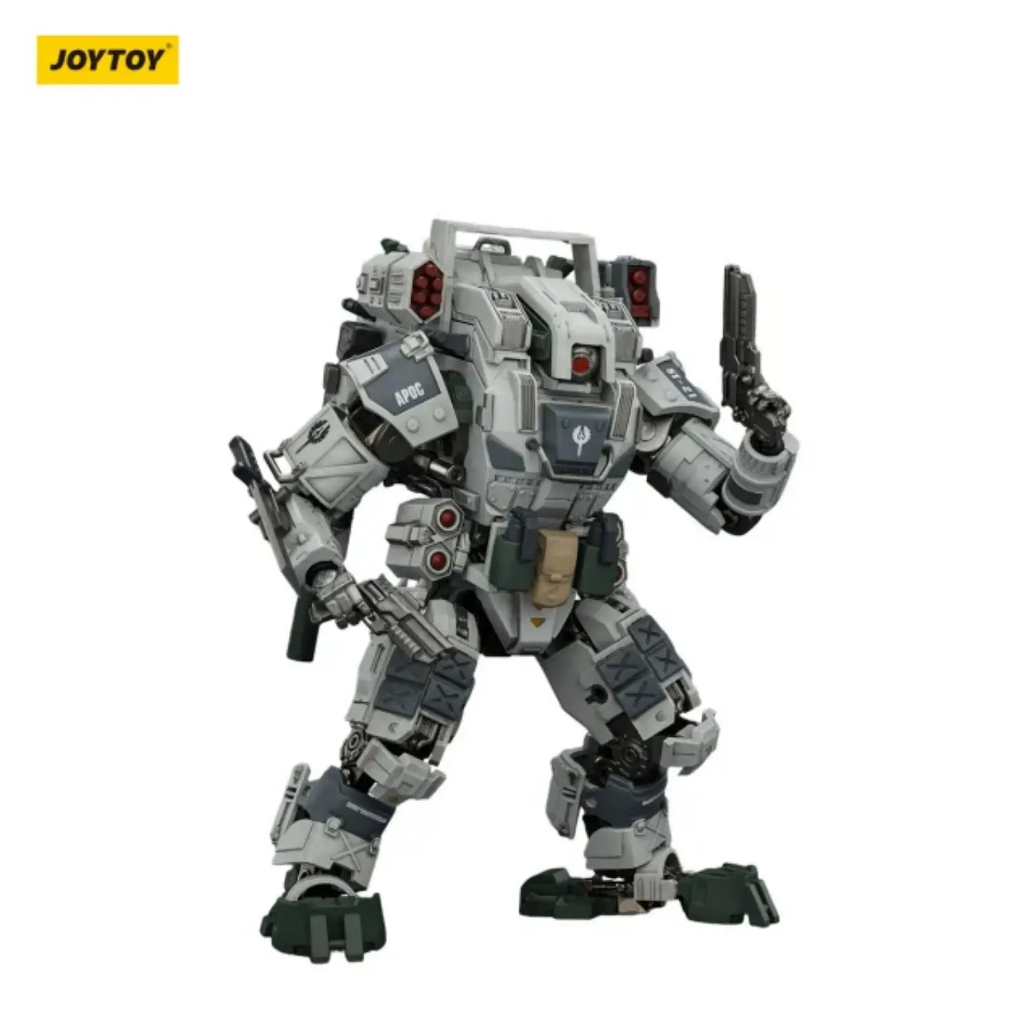 Action Figure Apoc Series Mystic Armor Heavy Assault Mech & Guard Kael 1 25 Joytoy Dark Source In White Bakcground 6