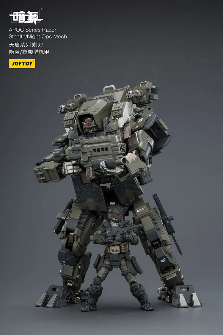 Action Figure Apoc Series Razor Stealth Night Ops Mech With Steel Ride Corps Assaulter Echo 1 25 Joytoy Dark Source Rectangle Image 9