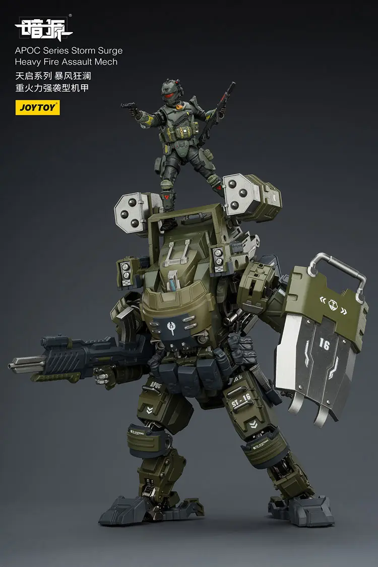 Action Figure Apoc Series Storm Surge Heavy Fire Assault Mech St 8616 With Assaulter Karl 1 25 Joytoy Dark Source Rectangle Image 2