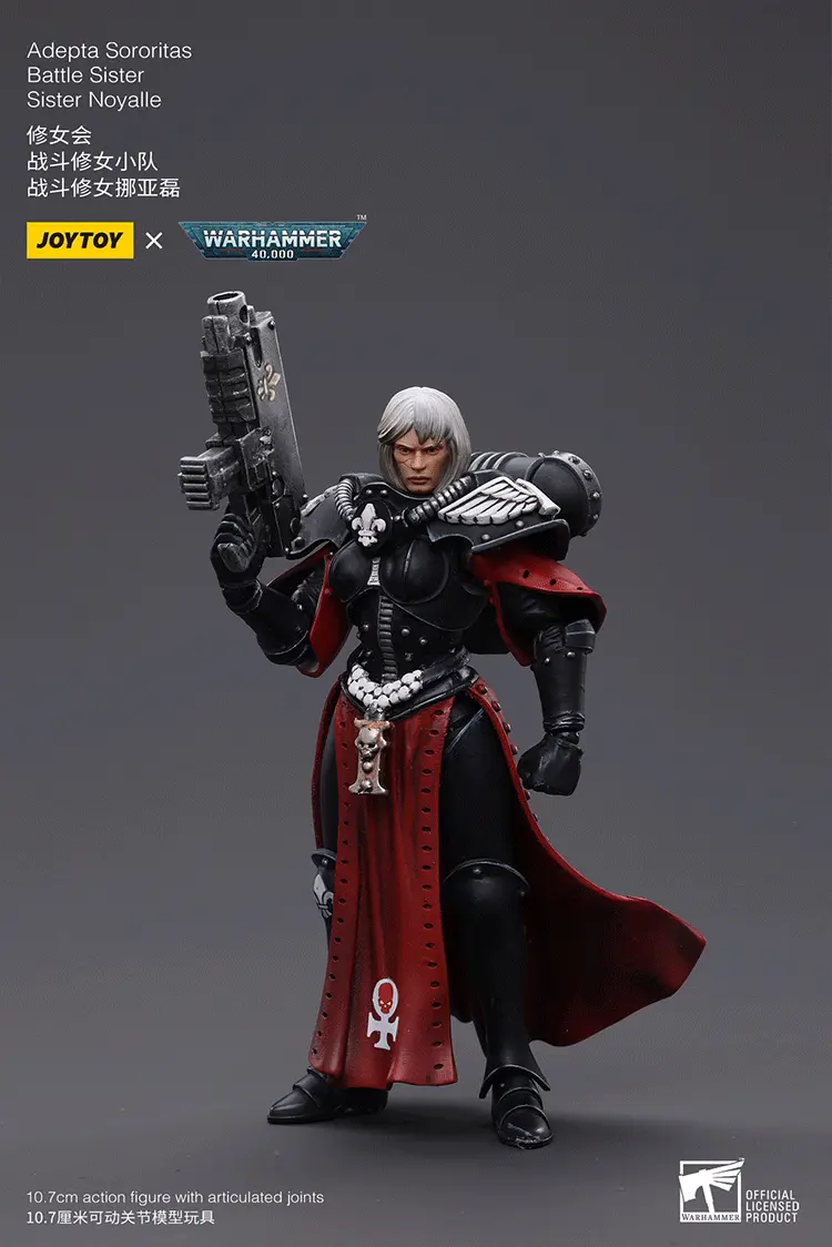 Action Figure - Adepta Sororitas Battle Sister Sister Noyalle 1 18 - JOYTOY Warhammer 40K rectangle image 2 Action Figure Adepta Sororitas Battle Sister Sister Noyalle 1 18 Joytoy Warhammer 40k Rectangle Image 2
