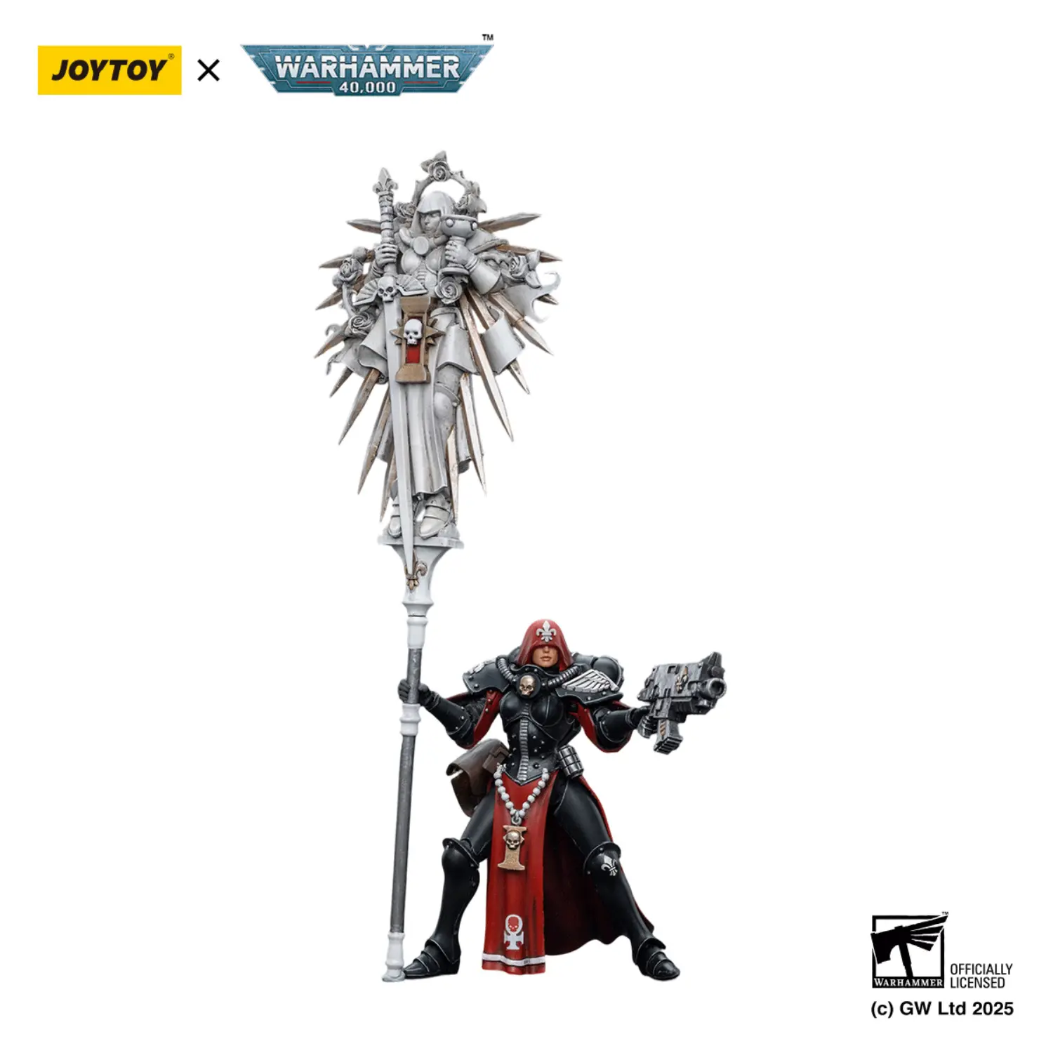 Action Figure - Adepta Sororitas Imagifier Sister Saelon 1 18 - JOYTOY Warhammer 40K in white background 3 Action Figure Adepta Sororitas Imagifier Sister Saelon 1 18 Joytoy Warhammer 40k In White Background 3
