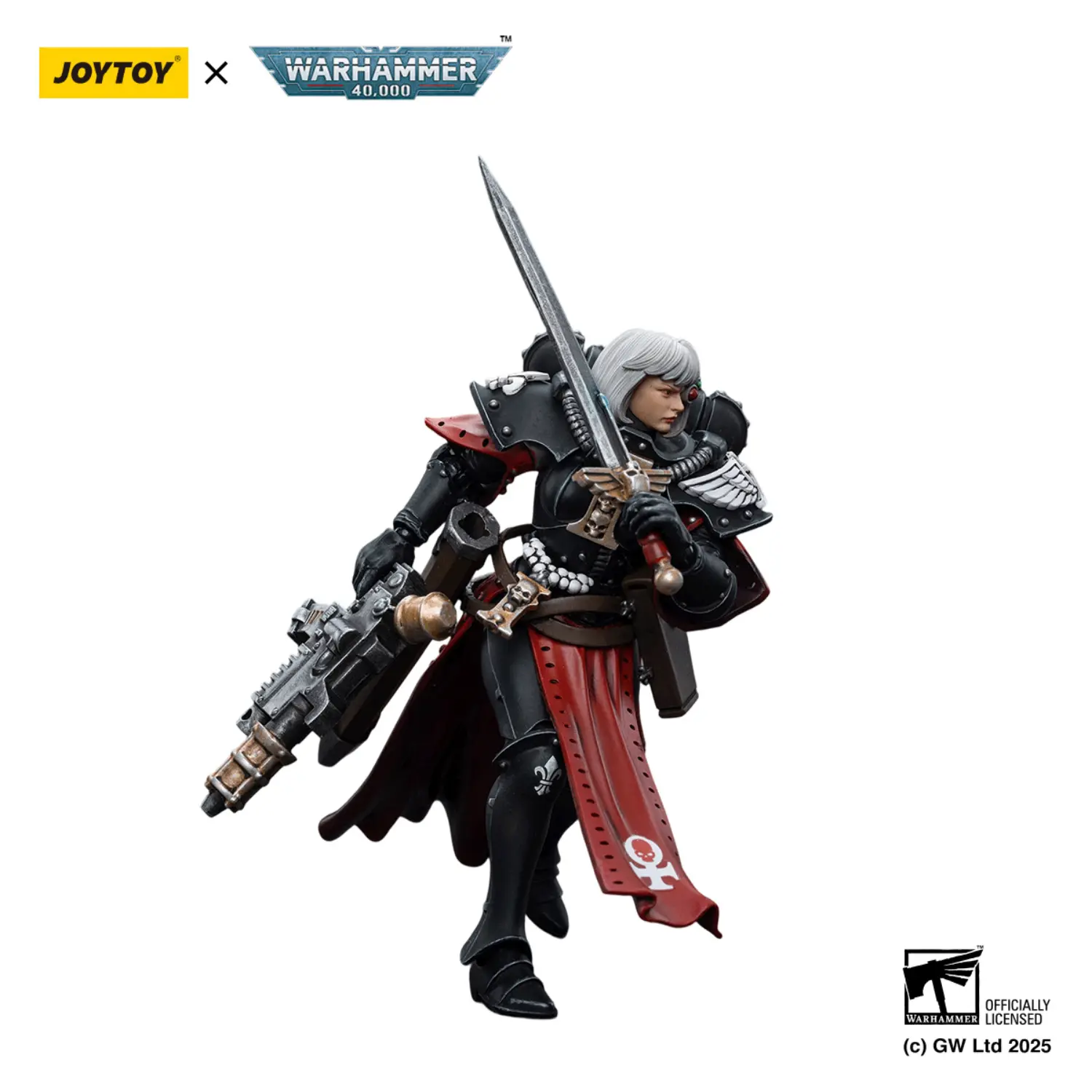 Action Figure Adepta Sororitas Sister Superior Kassia 1 18 Joytoy Warhammer 40k In White Background 4