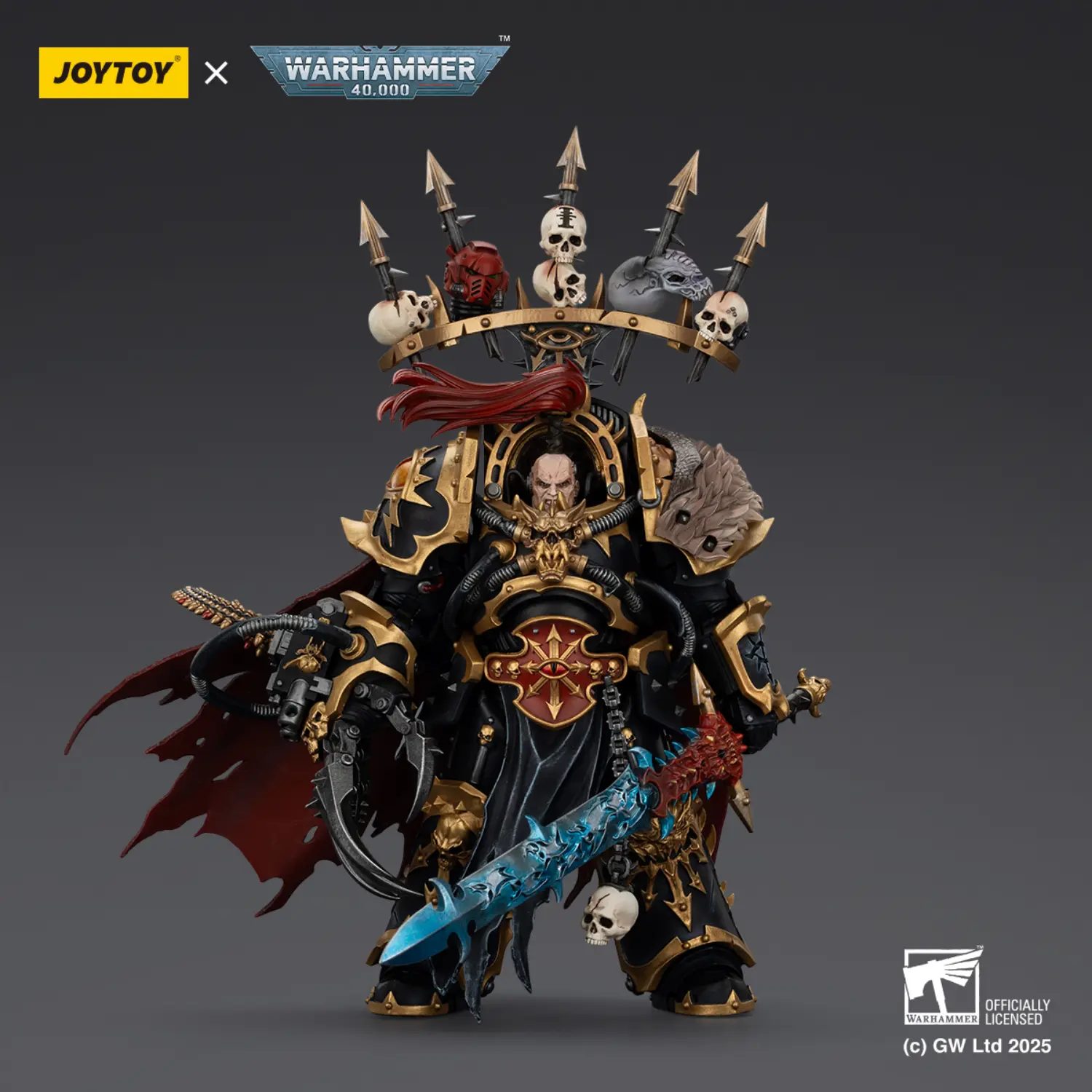 Action Figure - Black Legion Abaddon the Despoiler with Drach'nyen and the Talon of Horus 1 18 - JOTYOY Warhammer 40K 1 Action Figure Black Legion Abaddon The Despoiler With Drach'nyen And The Talon Of Horus 1 18 Jotyoy Warhammer 40k 1