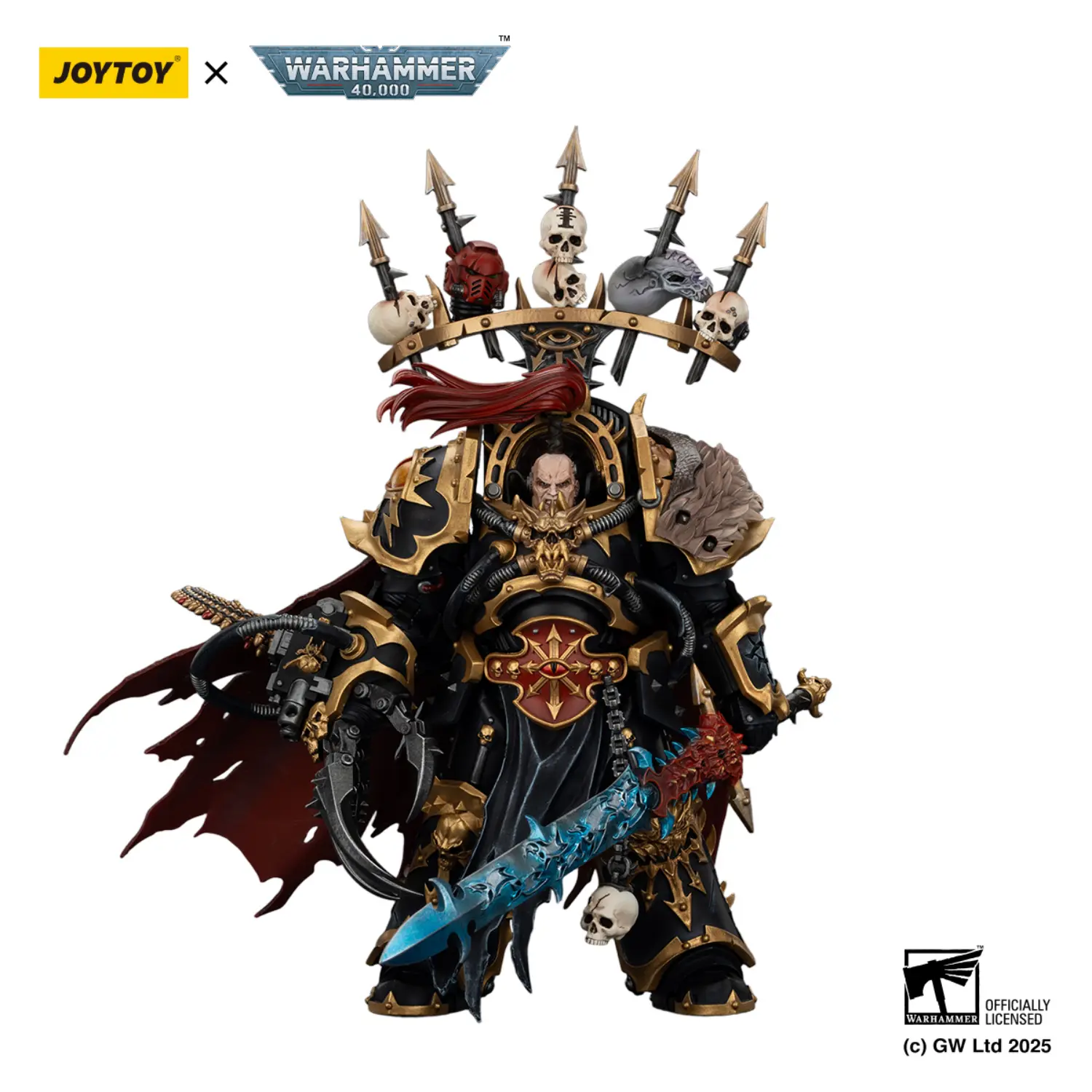 Action Figure - Black Legion Abaddon the Despoiler with Drach'nyen and the Talon of Horus 1 18 - JOTYOY Warhammer 40K in white background 1 Action Figure Black Legion Abaddon The Despoiler With Drach'nyen And The Talon Of Horus 1 18 Jotyoy Warhammer 40k In White Background 1